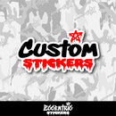 Custom Contour Cut Vinyl Stickers