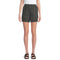 Time and Tru Women's Black/White Stripe Linen Blend Shorts