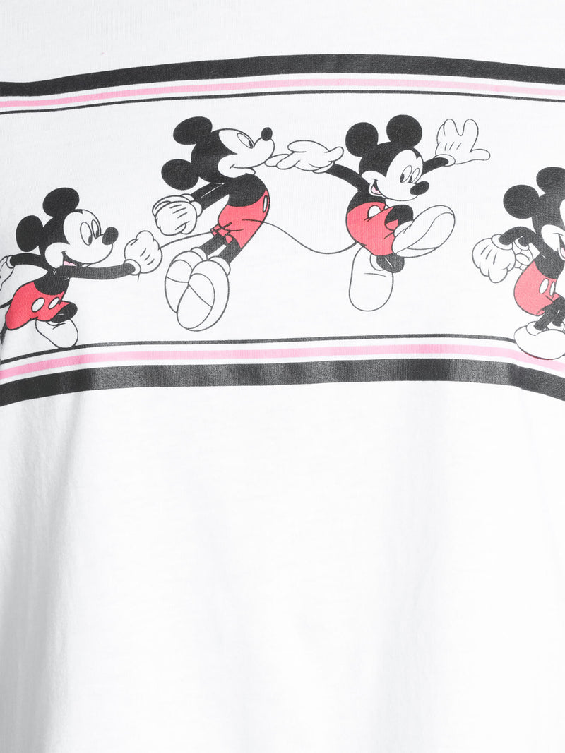Mickey Mouse Arctic White Juniors’ Long Jump Twofer Graphic Tee