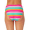No Boundaries Juniors' Cartagena Tricot Stripe High Rise Bikini Bottom