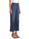 Time and Tru Medium Enzyme Women's High Rise Wide Leg Self Belt Jeans