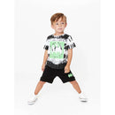 Batman Baby and Toddler Boy Black/Green Graphic T-Shirt and Knit Shorts