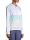 No Boundaries Mist Mint Juniors' Active Colorblocked Sweatshirt