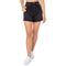 Celebrity Pink Juniors' and Women's Black Wash Frayed Hem High Rise Short