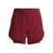 Avia Women's Red Balm Running Shorts with Bike Liner