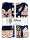 Mickey Women's Blue Cove 3-Piece Giftable Pajama Set with Socks