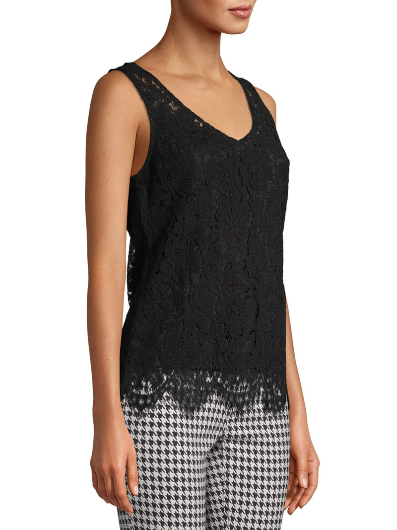 No Boundaries Black Juniors' Lace Top