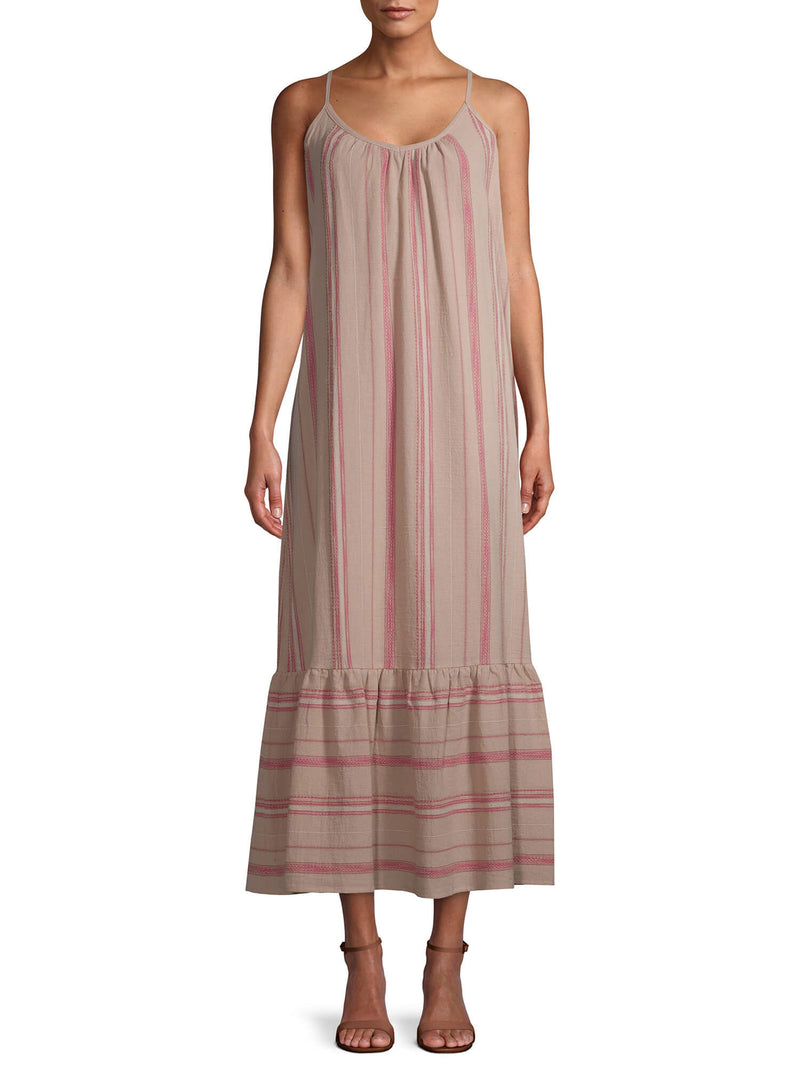 time and tru maxi dress Time and Tru Women's Crinkle Maxi Dress with Short Sleeves, Sizes XS-XXXL