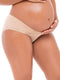 Maternity Secret Treasures Black Soot / Fawn Beige Underbelly Panty, 2-Pack