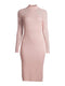 No Boundaries Vintage Pink Juniors' Illusion Dress