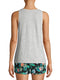 Secret Treasures Women's Platinum Silver Heather Sleep Tank