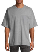 No Boundaries Men's Medium Heather Grey Short Sleeve Pocket Tee