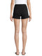 No Boundaries Juniors' Black Wash Sailor Shorts