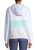 No Boundaries Mist Mint Juniors' Active Colorblocked Sweatshirt