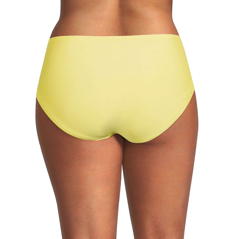 No Boundaries Women's Plus Size Lemonade Swim O Ring Bikini Bottoms