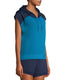 Avia Women's Calypso Blue/ Blue Cove Hooded Short Sleeve Pullover