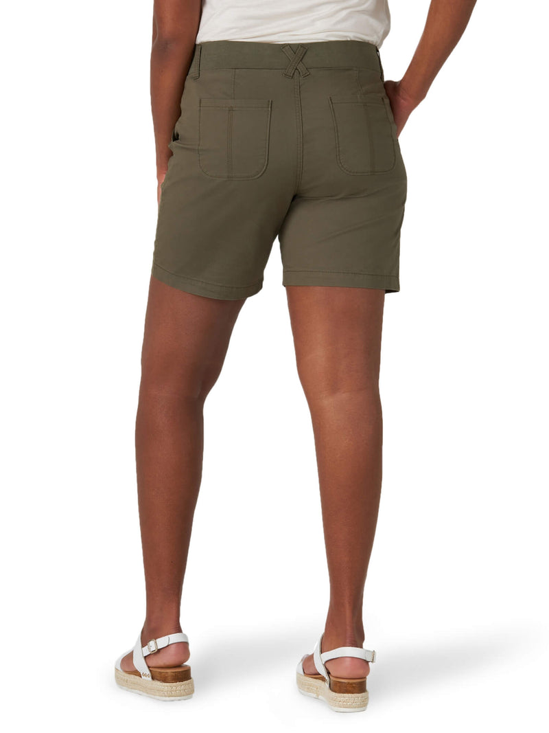 Lee Riders Women's Olive Night Utility Short