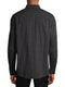 George Men's Black Combo Long Sleeve Stretch Poplin Shirt