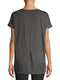 Avia Black Soot Women's Active V-Neck Mini Dot Tunic