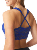 No Boundaries Blue Glass Lace Convertible Bralette