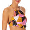 No Boundaries Juniors' Prairie Tricot Patchwork Bandana Bikini Top