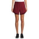 Avia Women's Red Balm Running Shorts with Bike Liner