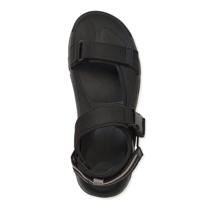 Ozark Trail Men’s Black Outdoor Trek Ankle Strap Sandals