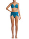 Time and Tru Women's Odes Sea Solid Knotted Skirt Swimsuit Bikini Bottom