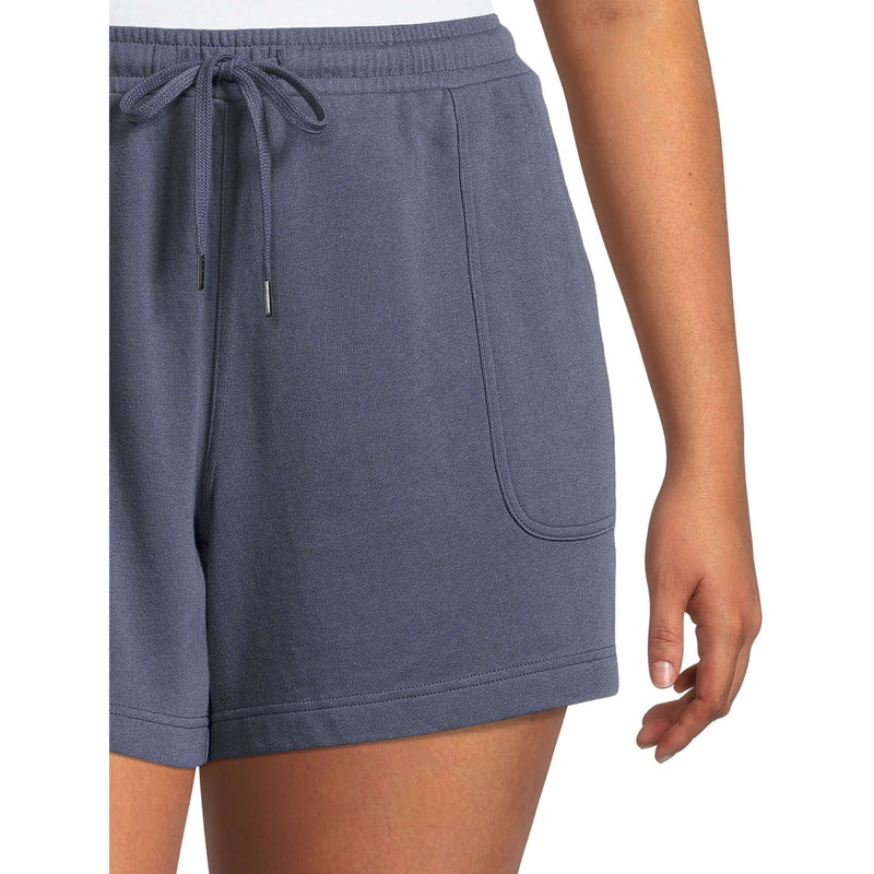 Terra and Sky Women's Plus Size Slate Grey Pull On Knit Shorts