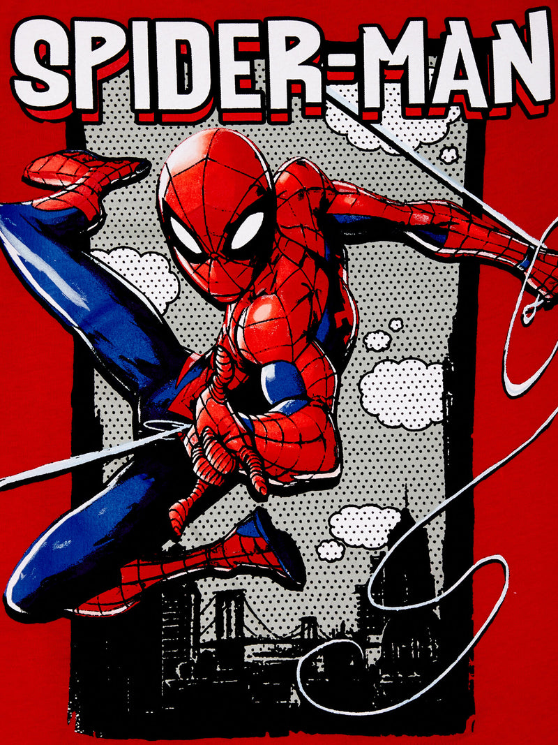 Marvel Red Spider-Man Boys 4-18 Out Of Frame Graphic Short Sleeve T-Shirt