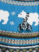 Holiday Time Women's Black Soot Fair Isle Holiday Sweater