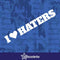 I Love Haters - Sticker Funny Auto Car Heart Decal Bumper Window Truck JDM ill Euro