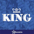 King Decal Vinyl Sticker