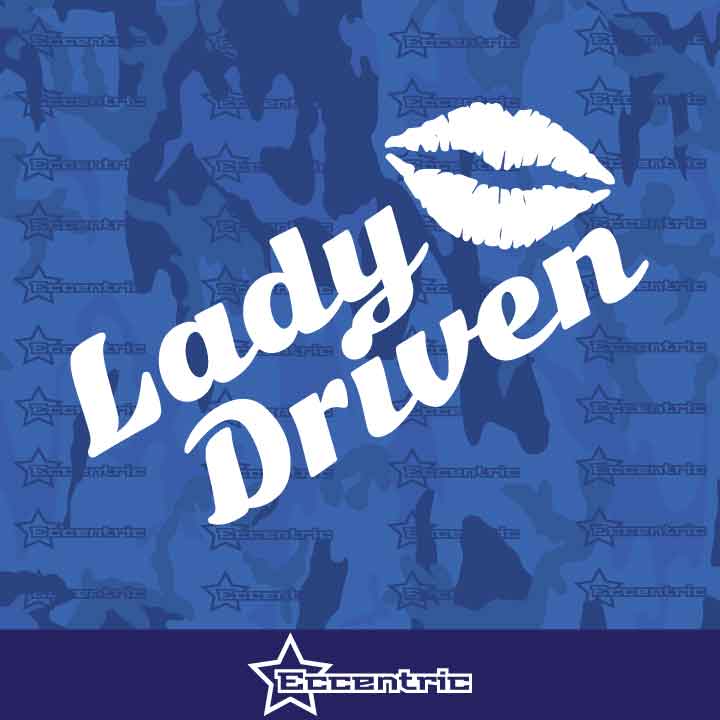 Lady Driven - Sticker Vinyl Decal Drift Stance Racing JDM Euro