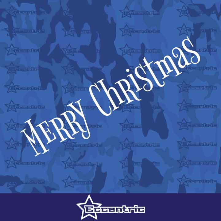 Merry Christmas - Decal Sticker Holiday Season Wall Decor Window Fun Car