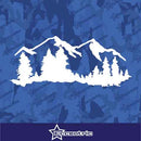 Mountains Decal Vinyl Sticker