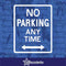 No Parking Any Time Decal Car Truck Window Sticker Funny JDM Glass Vinyl