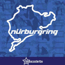 Nurburgring Sticker JDM Vinyl Race Car Track Window Decal