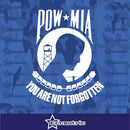 POW MIA Decal Missing In Action Prisoner Of War Sticker Car Truck Window Vinyl