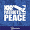 Patriots For Peace Decal Vinyl Sticker