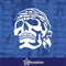 Pirate Skull Decal Car Truck Window Sticker Laptop Boat Vinyl