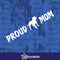 Proud Pit Mom - Sticker Vinyl Best Friend Vet Decal Rescue Animal Dog Love Dog