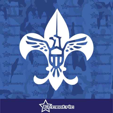Scouting USA Decal Boy Scouts of America Sticker Laptop Car Truck Vinyl