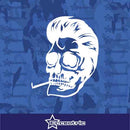 Smoking Skull Decal Car Truck Window Sticker Laptop Vinyl
