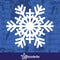 Snowflake - Decal Winter Sticker Holiday Season Wall Decor Window Car