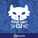 Super Hero Cat Decal Vinyl Sticker