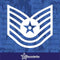 Technical Sergeant Insignia, U.S. Air Force Decal Laptop Car Truck Sticker