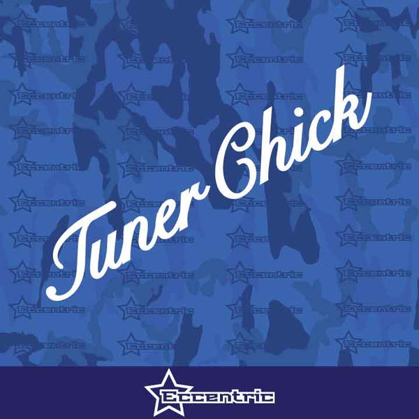 Tuner Chick - Sticker Vinyl Decal Window JDM Dub Drift Car Girl Driver 240sx