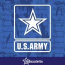 U.S. Army Decal V2 Military Sticker USA United States Logo Car Window Vinyl