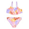 Wonder Nation Girls Lavender Sky Lush Leaf 2-Piece Bikini Swimsuit